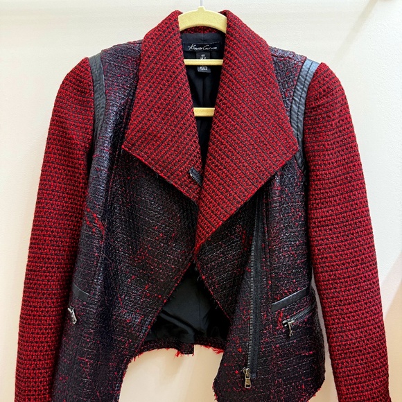 Kenneth Cole Blazer Runway Red and Black 00